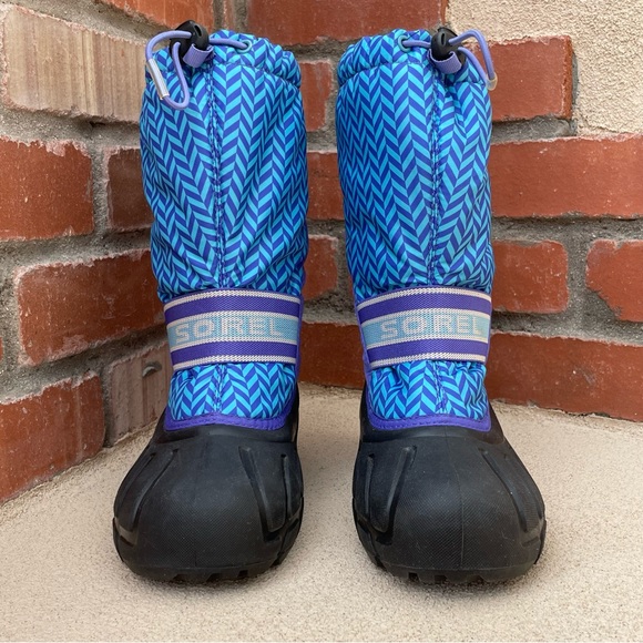🆕Sorel Cub Graphic Big Kids Style: Ny1882 | Purple Lotus | Sz 5 - Picture 3 of 11